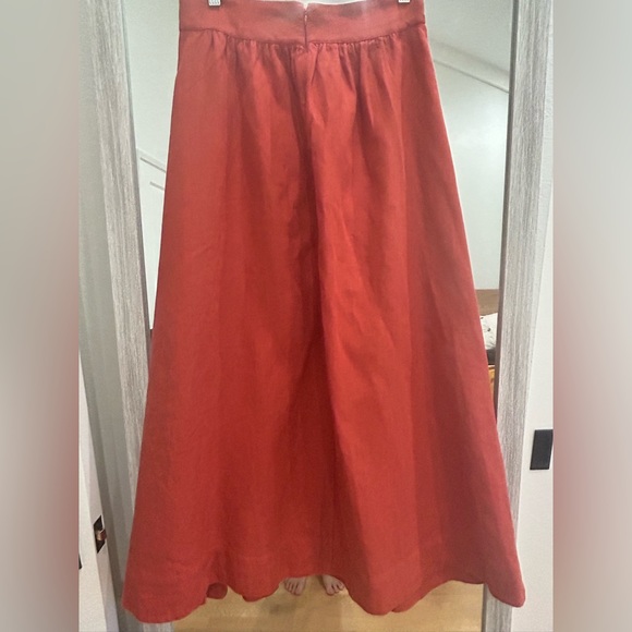 Sezane Sophie Skirt Terre - Size 6 - Picture 5 of 10